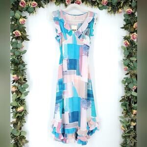 Tyler Boe Isabella Silk Midi Dress